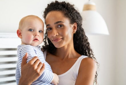 adoption newborn baby and mother