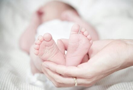 newborn feet